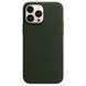 Чохол Apple Leather Case with MagSafe for iPhone 13 Pro Max Sequoia Green 60004 фото 3