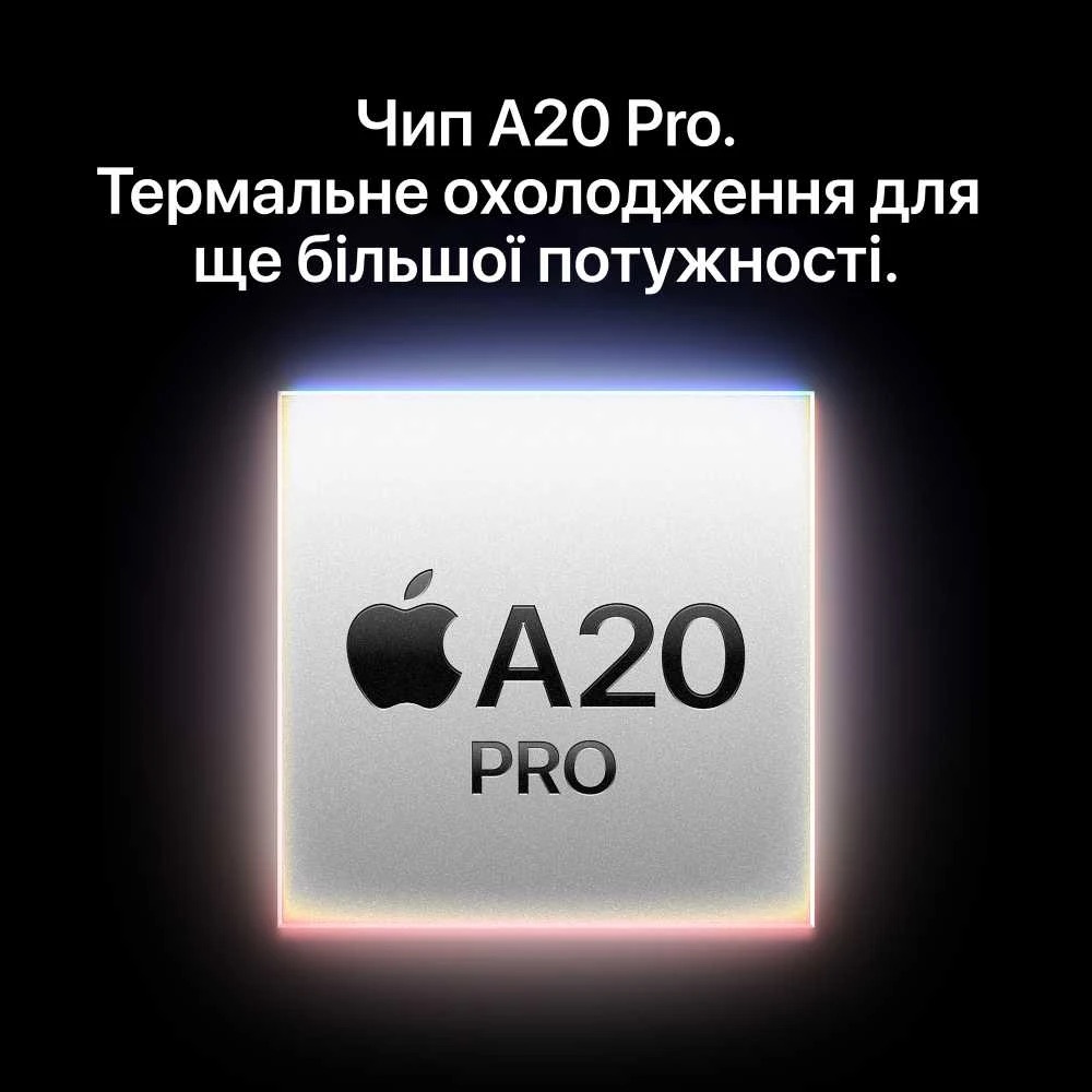 Новий чип A20 PRO, Термальне охолодження для ще більшої потужності
